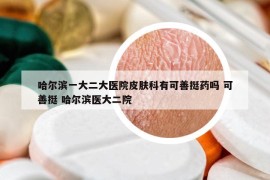 哈尔滨一大二大医院皮肤科有可善挺药吗 可善挺 哈尔滨医大二院