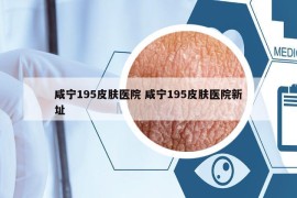 咸宁195皮肤医院 咸宁195皮肤医院新址