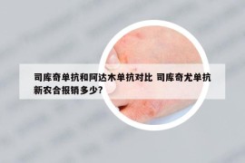 司库奇单抗和阿达木单抗对比 司库奇尤单抗新农合报销多少?