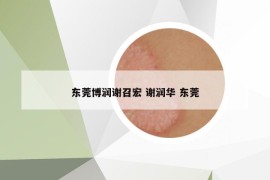 东莞博润谢召宏 谢润华 东莞