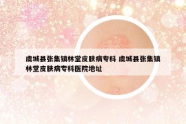 虞城县张集镇林堂皮肤病专科 虞城县张集镇林堂皮肤病专科医院地址