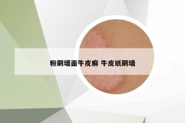 粉刷墙面牛皮癣 牛皮纸刷墙
