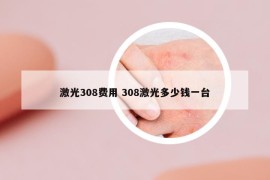 激光308费用 308激光多少钱一台